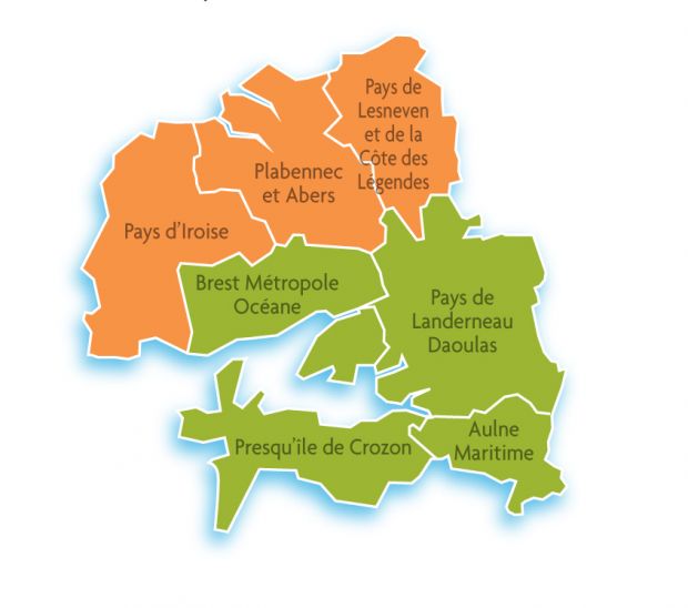 Territoires d'intervention plateforme répit Le Penty